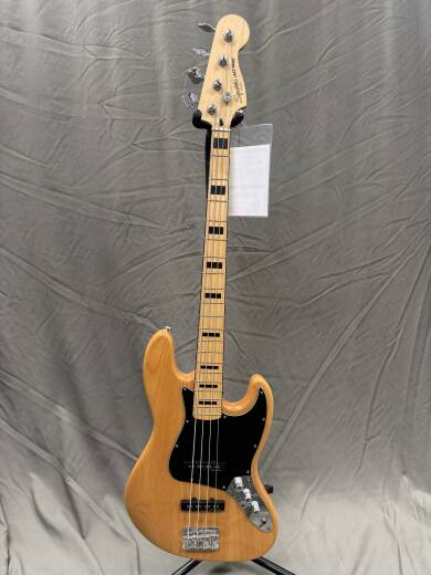 Squier Vintage Modified 70s Jazz Bass | Natural